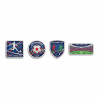 Vente en gros 2026 Souvenirs d'événements sportifs d'Amérique du Nord, aimant de réfrigérateur en aluminium métallique imprimé en 3D avec logo personnalisé pour les cadeaux des fans de sport
