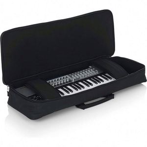Housse de clavier rembourrée en mousse imperméable sur mesure, fabriquée par une usine BSCI, pour clavier 61 touches, housse de rangement pour orgue électronique, sac de transport avec bandoulière. - Product Image 1