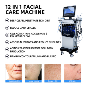 เครื่องไฮดราบิวตี้ 11-in-1 สำหรับผิวขาวกระจ่างใส ขัดผิวแบบไมโครเดอร์มาเบรชั่น ดูแลผิวหน้า ทำความสะอาดล้ำลึก อควาพีลลิ่ง แบบหลายหัวต่อ - Product Image 2