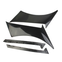 GT350 couvercle de pelle latérale d'aile avant noir pour accessoires Ford Mustang 2015-2022
