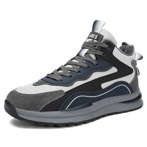 Chaussures de sport décontractées pour hommes, doublées de coton chaud pour l'hiver, semelle épaisse - Product Image 5