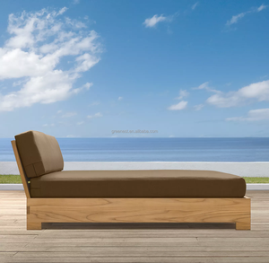 Letto da giorno classico in legno king Size mobili in Teak <span class=keywords><strong>lettino</strong></span> da esterno - Product Image 1