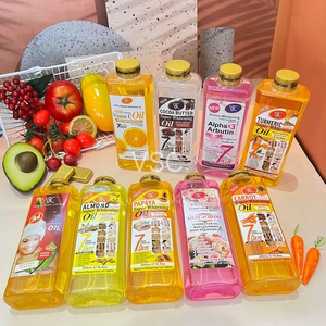 Huile de massage en gros d'usine au gingembre et à la <span class=keywords><strong>carotte</strong></span> pour blanchir, hydrater, non grasse et rafraîchissante 500ml - Product Image 1