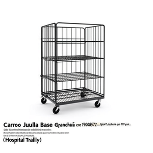 Carrello Gabbia Base Larga Cre 19068572 Sport Carrello Ospedaliero - Product Image 3