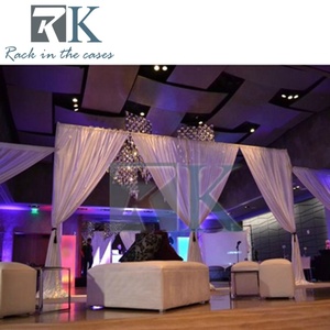 Stylish Backdrop Stand Kit Aluminum Pipe Drape Frame for Event Decora - Product Image 2