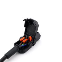 Bloc de bornes industriel IEC C13 C14 à connexion rapide, adaptateur d'alimentation 10A 250V, prise femelle en cuivre, fixation en nylon, réutilisable
