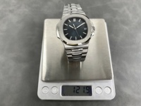 Montre mécanique étanche de qualité supérieure 40 mm, mouvement DDF 324, cadran noir texturé, montre de plongée 5711
