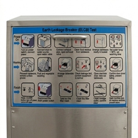 Lave-vaisselle professionnel sous comptoir pour restaurant, 40 bacs/heure, haute efficacité, en acier inoxydable 304, lave-verres, 110V 220V