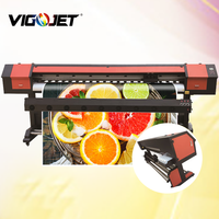 Imprimante à solvant écologique I3200 Imprimante à solvant écologique grand format et traceur de découpe Machine d'impression tout-en-un pour autocollant en vinyle