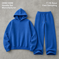 Ensemble de survêtement épais Benta Shangpin Streetwear en molleton bouclette 360 GSM pour homme : Hoodie oversize et pantalon de jogging large