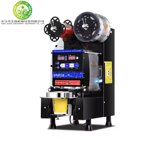 Machine de scellage de gobelets entièrement automatique 95 mm 90 mm pour boissons, thé au lait, café, gobelets Boba et emballages en papier - Product Image 1
