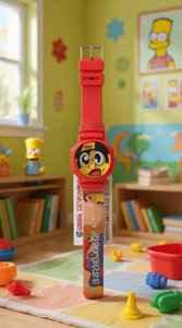 Orologio giocattolo per bambini in plastica unisex 4-6 anni, colori misti, giocattolo educativo con batteria alcalina AAA - Product Image 2