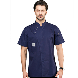 Bán Buôn 65% Polyester 35% Bông Đầu Bếp Áo Khoác Đầu Bếp Quần Áo Nấu Ăn Đồng Phục Khách Sạn Nhà Hàng Làm Việc Mặc - Product Image 5