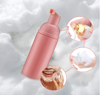 Dispenser sabun cair kosmetik binatang piaraan, Dispenser sabun cair 60ml-250ml botol busa plastik untuk perawatan kulit perona pipi