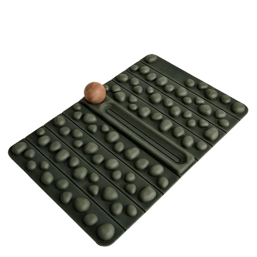 Best Sell Eco-Friendly EVA Rock Mat   Cork Massage Ball Set for Foot Massage and Relax