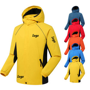 Veste imperméable de montagne pour hommes et femmes, veste à capuche coupe-vent pour l'extérieur, veste décontractée pour couples, randonnée, course à pied - Product Image 1