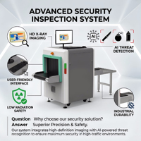 Scanner de bagages à rayons X Averguard 5030C pour hôtel |   Système d'inspection de sécurité haute résolution