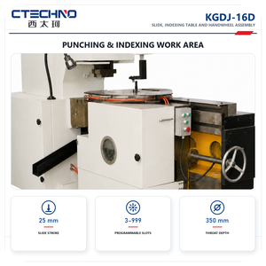 เครื่องจักร CTECHNO KGDJ-16D <span class=keywords><strong>160</strong></span> KN CNC สำหรับงานตัดแผ่นเหล็กสเตเตอร์และโรเตอร์มอเตอร์ความเร็วสูง ขนาดช่องจับ 350 มม. ความเร็ว 150-600 ครั้งต่อนาที - Product Image 3