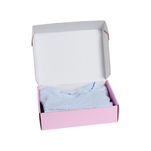 Custom Corrugated Board Mailer Packaging for Clothing Cosmetics Jewelry Hoodies Furs Matt <b>Lamination</b> Embossing Set 50 Pcs - Product Image 6