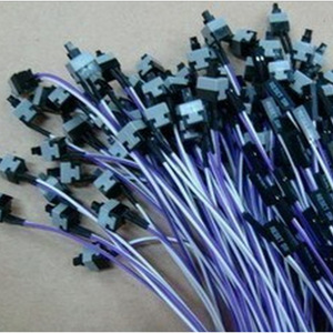 Cable de Encendido ATX, Cable de Cobre Rojo y Negro para PC de Escritorio, Cable de Botón de Reinicio de Placa Base con Conector - Product Image 3