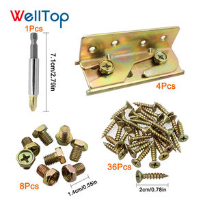 2025 מחברים מקשיים מתכת עבור מסגרת מיטת ריהוט ריהוט בית כלי VT-14.027 - Product Image 2