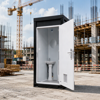 Usine chinoise de toilettes portables préfabriquées respirantes, modules sanitaires modulaires et démontables, conteneurs sanitaires, conception personnalisée pour bureaux