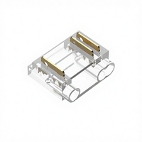 Connecteur de bande LED IP67 mâle/femelle en cuivre ABS transparent sans joint ni soudure pour 5PIN 6PIN 5050 RGBW 3PIN 4PIN WS2811