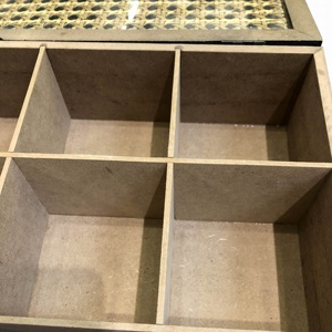 Tùy Chỉnh Thiết Kế Lạ Mắt Quảng Trường Tự Nhiên Cổ Điển Mây Máy Tính Để Bàn Trà Bằng Gỗ Hộp Đóng Gói Với Nắp - Product Image 5