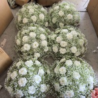 Bouquet de mariage en gros, arrangement de décoration de table de mariage, boule de fleurs artificielles