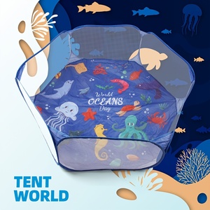 Carpa Plegable al por Mayor, Castillo Infantil Azul, <span class=keywords><strong>Piscina</strong></span> de Bolas, <span class=keywords><strong>Piscina</strong></span> de Bolas Oceánicas <span class=keywords><strong>para</strong></span> Niños, Túnel Plegable, Casa de Juegos <span class=keywords><strong>para</strong></span> Niños - Product Image 4
