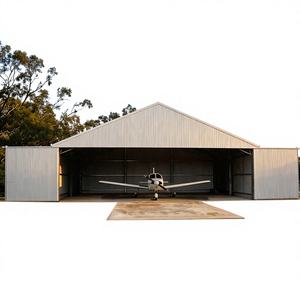 Hangar Prefabricado de Acero con Pintura, Precio de Fábrica Estándar, para Uso Comercial como Almacén o Taller para Aviones - Product Image 1