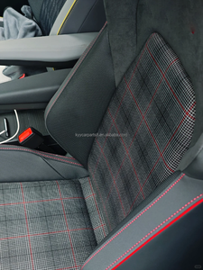 Housses de siège de voiture en cuir de luxe, imperméables, antidérapantes, durables, ensemble complet, très vendues, pour Volkswagen Golf - Product Image 2