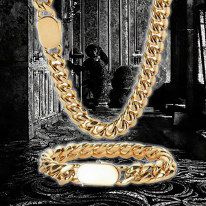 Collar de Cadena Cubana de Acero Inoxidable ODM, Diseño Hip Pop con Diamantes en Color Dorado y Negro para Hombres y Mujeres, Joyería de Aniversario - Product Image 3