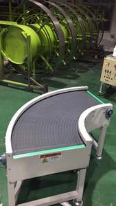 Özelleştirmek Powered 180 derece 360 derece eğrisi hattı yarı daire dönüş bant konveyör birleştirin - Product Image 5