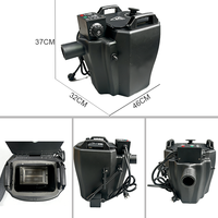 Machine à brouillard à glace carbonique métallique 3500W, réservoir d'eau 7,5L, pour scènes, mariages, fêtes, KTV, spectacles, contrôle manuel, générateur de brouillard au sol