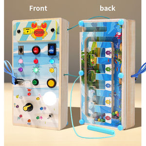Placa de circuito de laberinto con tema de océano creativo, proyecto de bricolaje con <span class=keywords><strong>efectos</strong></span> LED, a la venta - Product Image 1