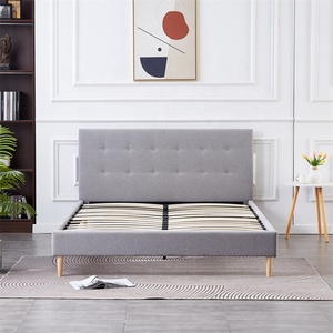 <span class=keywords><strong>Lit</strong></span> double minimaliste en lin italien avec cadre, <span class=keywords><strong>tête</strong></span> <span class=keywords><strong>de</strong></span> <span class=keywords><strong>lit</strong></span> capitonnée et rangement relevable à vérins, disponible en tailles Queen/King, <span class=keywords><strong>lit</strong></span> rembourré et moelleux - Product Image 4