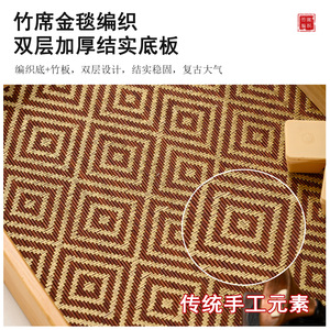 Bamboo Tea <b>Tray</b> Rectangular With Handle For Snacks Desserts Home Hotel Use - Product Image 5