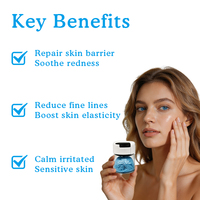 Sérum facial lyophilisé en flocons EKBER, haute activité, dissolution instantanée, fraîcheur préservée