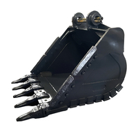 Bucket Tugas Berat untuk PC700/CAT374 4.3cbm dengan Struktur yang Diperkuat/Tahan Aus/Tugas Sedang/Operasi Tambang