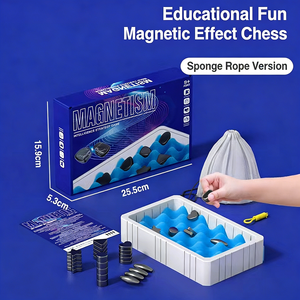 Ajedrez Magnético Divertido, Ajedrez de Batalla Magnético, Ajedrez de Mesa Magnético Interactivo para Padres e Hijos - Product Image 2