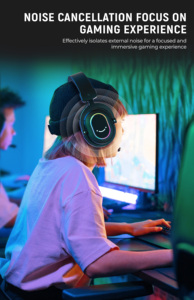 Casque de jeu <span class=keywords><strong>Fifine</strong></span> <span class=keywords><strong>H6</strong></span> 7.1 canaux Surround stéréo Casque de jeu Casque filaire <span class=keywords><strong>USB</strong></span> Lumières RVB multicolores Casque de jeu - Product Image 3