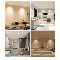 Nouveau downlight encastré moderne de 4e génération, résistant au feu, inclinable à 25 degrés, classé au feu, IP20, 50W, ampoule LED GU10, maison, bureau