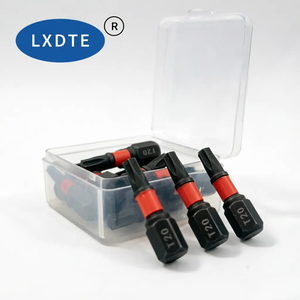Embouts Torx magnétiques puissants LXD T20 25 mm, 12 pièces, résistants aux chocs, en acier allié S2, antirouille, pour le travail du bois et l'installation de quincaillerie - Product Image 1
