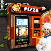 Mesin Penjual Makanan Laris Penjualan Otomatis Mesin Penjual Makanan Cepat Saji Mesin Penjual Pizza Mobile Makanan Instan dengan Microwave