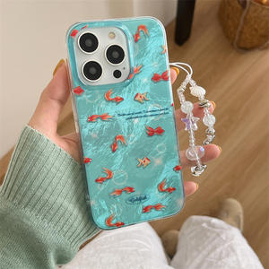 เคสโทรศัพท์ลาย KOI Laser <span class=keywords><strong>ฟ</strong></span>อ<span class=keywords><strong>ย</strong></span>ล์สี<span class=keywords><strong>ฟ</strong></span>้าสำหรับ Iphone16 PRO MAX สำหรับเด็กผู้หญิงเคสนิ่มสว<span class=keywords><strong>ย</strong></span>งาม - Product Image 3