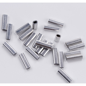 Manchon ovale à sertir en aluminium Connecteur de câble métallique Manchons à sertir <span class=keywords><strong>pour</strong></span> la pêche au poisson-chat et au bar en aluminium durable - Product Image 6