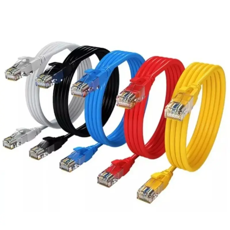 Câble réseau FTTH RJ45 Cat5 Cat5e Cat6 cordon patch UTP FTP équipement à fibre optique câble réseau Ethernet câbles LAN réseau patch