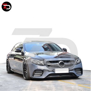 Kit de pare-chocs avant et arrière pour mercedes classe <span class=keywords><strong>E</strong></span> w213, combinaison de corps à coupe haute E63 AMG, jupes latérales, 2016 — 2019, offre spéciale - Product Image 6