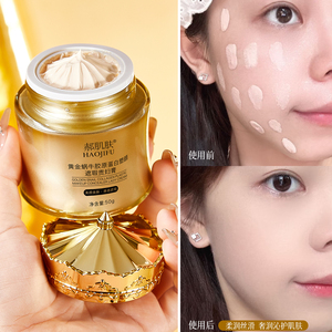 HAOJIFU Crema Correttore e Fondotinta <span class=keywords><strong>Golden</strong></span> Snail - Illuminante, Idratante, Anti-Età per Donne, Tutti i Tipi di Pelle, Uso Diurno - Product Image 3